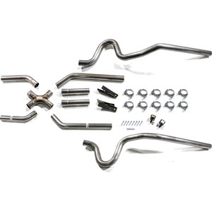 Pypes Performance Exhaust - SGA10 - 64-72 GM A-Body 2.5in Crossmember Back Exhaust