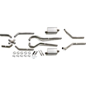 Pypes Performance Exhaust - SGT79S - 67-81 GM P/U C10 Crossmember Back Exhaust