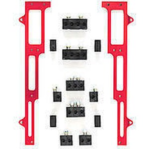 R&M Specialties - 1102-R - Spark Plug Wire Loom BBC Red