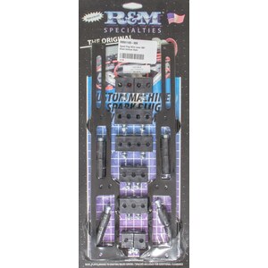 R&M Specialties - 1105-90-K - Spark Plug Wire Loom SBF Black Vertical Style