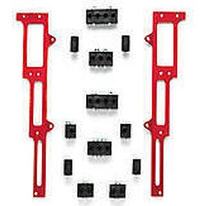 R&M Specialties - 1105-R - Spark Plug Wire Loom SBF Red