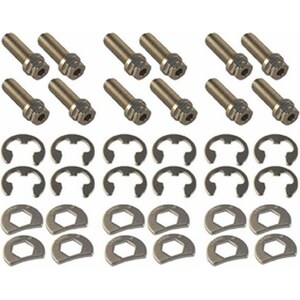 Stage 8 Fasteners - 8951 - S/S Header Bolt Kit - 6pt. 3/8-16 x 1in (12)