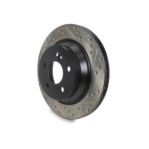 StopTech - 127.35063L - StopTech Sport Slotted & Drilled Rotor
