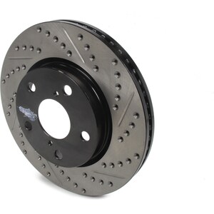 StopTech - 127.44147CL - Sport Cryo Drilled/Slott ed Brake Rotor; Front Le