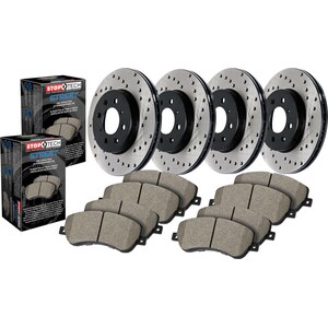 StopTech - 936.58002 - Street Axle Pack Drilled 4 Wheel