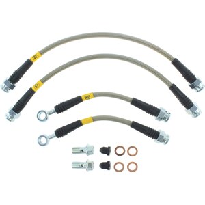 StopTech - 950.42012 - SPORTSTOP STAINLESS STEE L BRAKE LINE
