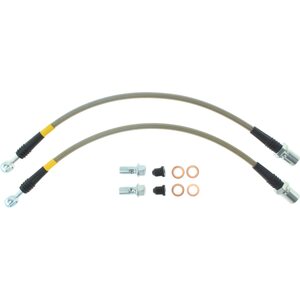 StopTech - 950.44001 - SPORTSTOP STAINLESS STEE L BRAKE LINE