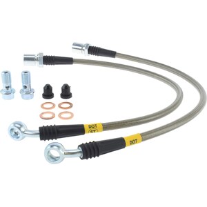 StopTech - 950.44002 - SPORTSTOP STAINLESS STEE L BRAKE LINE