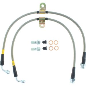 StopTech - 950.45005 - SPORTSTOP STAINLESS STEE L BRAKE LINE