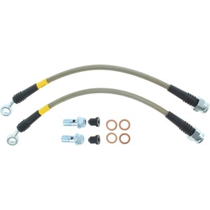 StopTech - 950.45502 - SPORTSTOP STAINLESS STEE L BRAKE LINE