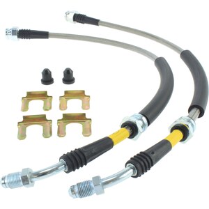 StopTech - 950.61010 - Sportstop Stainless Stee l Brake Line
