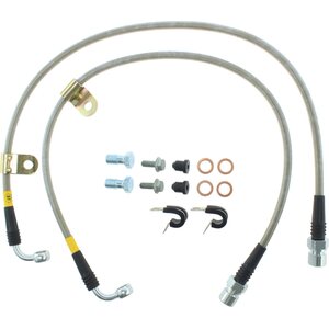 StopTech - 950.63003 - SPORTSTOP STAINLESS STEE L BRAKE LINE
