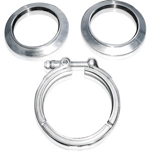Stainless Works - VBC3 - V-band kit  3in Kit Includes Clamp & Flanges