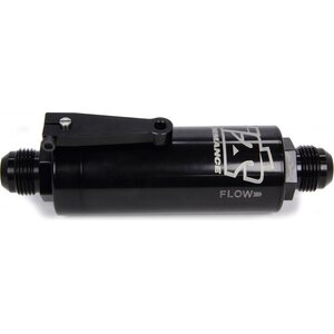 Ti22 Performance - TIP5512 - 12 AN Fuel Filter With Shutoff Black 100 Micron