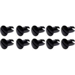 Ti22 Performance - TIP8106 - Oval Head Dzus Buttons .550 Long 10 Pack Black