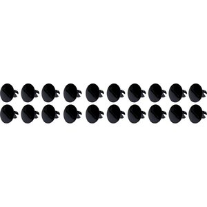Ti22 Performance - TIP8110 - Large Head Dzus Buttons .500 Long 10 Pack Black