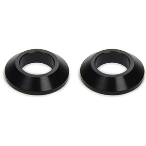 Ti22 Performance - TIP8221 - Tapered Spacers 1/2in ID 1/4in Thick Black 2pk