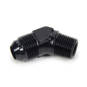 Triple X Race Components - HF-94083BLK - AN to NPT 45 Degree #8 x 3/8