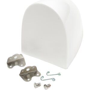 Triple X Race Components - SC-BW-9933 - Aero Fuel Tank Cover White With Brackets