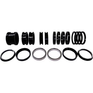 Triple X Race Components - SC-SU-9947 - Axle Spacer Kit 19pcs Black For Both Sides