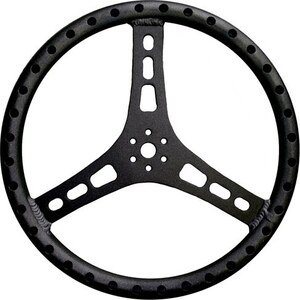 Triple X Race Components - ST-0001BLK - Steering Wheel 15in Dia 1-1/8in Tube Black