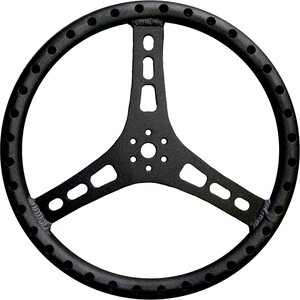 Triple X Race Components - ST-0002BLK - Steering Wheel 15in Dia 1-1/4in Tube Black