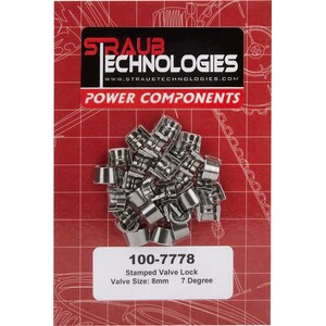 Straub Technologies - 100-7778 - Valve Locks 7-Deg 8mm Stamped Steel 16pk