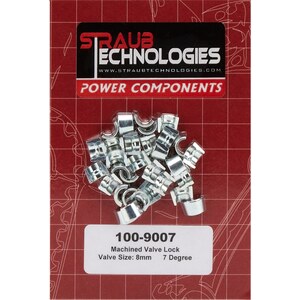 Straub Technologies - 100-9007 - Valve Locks 7-Deg 8mm Machined Steel 16pk