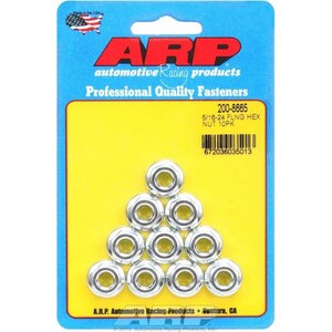 ARP - 200-8665 - Hex Serrated Flange Nuts 5/16-24 (10)