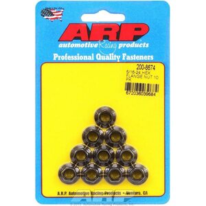 ARP - 200-8674 - Hex Nut Kit w/Flange 5/16-24 (10pk)