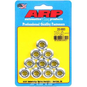 ARP - 200-8683 - M10 x 1.25 Locking Flange Nuts (10)