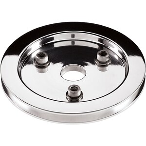 Billet Specialties - 79210 - BBC 1 GRV Crank Pulley LWP Polished