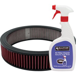 Allstar Performance - ALL26000K - Washable Element 14x3 with Cleaner Kit