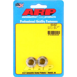ARP - 400-8327 - 12mm X 1.25 S/S Nut Kit 12pt 2pk