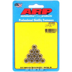 ARP - 400-8330 - S/S 12pt. Nuts - 1/4-28 (10)