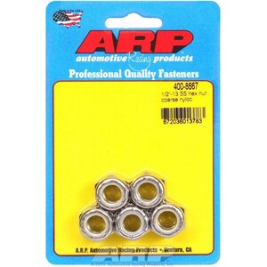 ARP - 400-8667 - S/S Hex Nyloc Nuts 1/2-13 (5)
