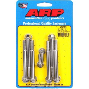 ARP - 434-3201 - S/S W/P & Thermostat Hsg Bolt Kit - 6pt. LS1/LS2