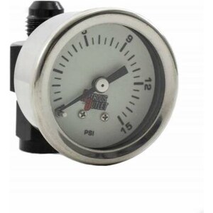 Nitrous Outlet 00-63003 - Luminescent Fuel Pressure Gauge 0-15 PSI