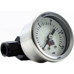 Nitrous Outlet 00-63003 - Luminescent Fuel Pressure Gauge 0-15 PSI
