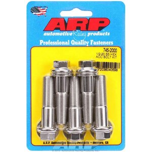 ARP - 745-2000 - S/S Bolt Kit - 6pt. (5) 1/2-20 x 2.000