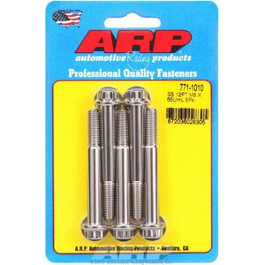 ARP - 771-1010 - S/S Bolt Kit - 12pt. (5) 8mm x 1.25 x 65mm