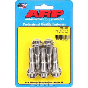 ARP - 772-1005 - S/S Bolt Kit - 12pt. (5) 10mm x 1.5 x 40mm