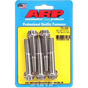 ARP - 773-1008 - Bolt Kit - SS 12pt 5pk 10mm x 1.25 x 60mm