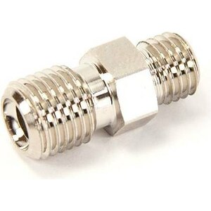 Nitrous Outlet 00-01149 - 5/16-24 Inch X 3AN Straight Plate Jet Fitting Male/Male