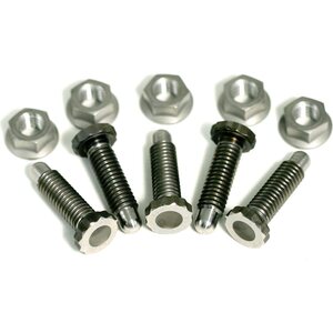 Mettec - KT533 - Ti Front Hub Bolt And Nut Kit Bullet Nose