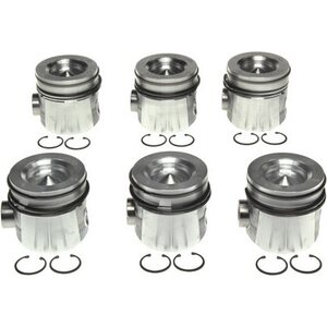 Clevite M77 Piston and Ring - Forged - 4.233 in Bore - 3.0 x 2.0 x 3.0 mm Ring Groove - Flat - Combustion Chamber - 6.7 L - Dodge Cummins