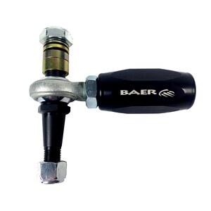 Baer Brakes - 3301009 - Tie Rod End - Bump Steer Adjuster - Tracker - Adjustable - Aluminum - Black Anodized - GM Y-Body 1988-2013