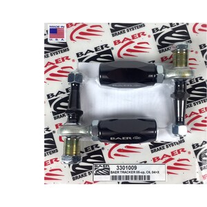 Baer Brakes - 3301009 - Tie Rod End - Bump Steer Adjuster - Tracker - Adjustable - Aluminum - Black Anodized - GM Y-Body 1988-2013
