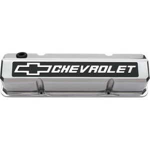 Proform - 141-920 - SBC Slant Edge Polished V/C Tall Raised Logo