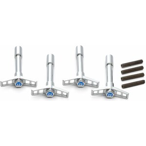 Proform - 440-902 - Mopar V/C Wing Nuts Chrome Blue Emblem